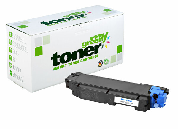 Rebuilt Toner Kartusche für: Kyocera TK-5150C / 1T02NSCNL0 10000 Seite